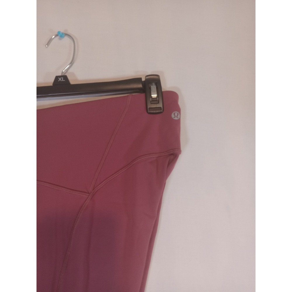 Lululemon Align Crop Leggings - Size 6 - Dark Pink Air Flow.